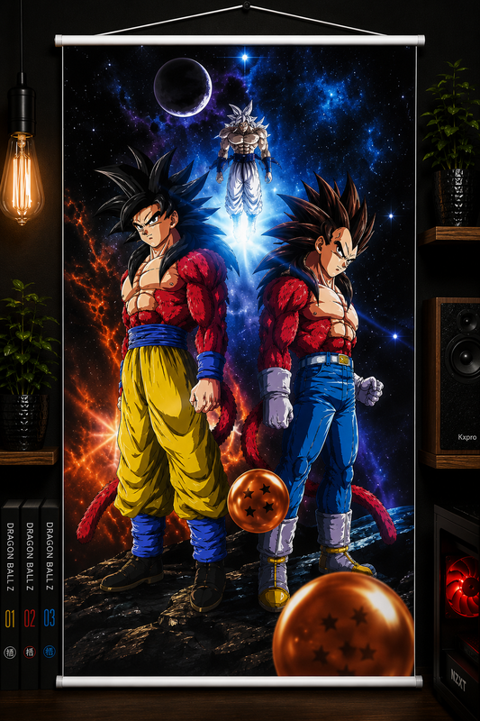 Dragon Ball Z: Saiyan Wall Scroll