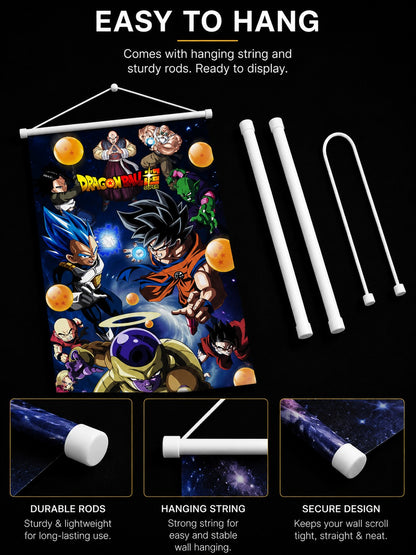 Dragon Ball Z: Universe 7 Vanguard Wall Scroll