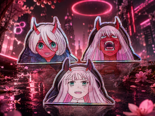 Darling in the Franxx: Zero Two 3D Sticker