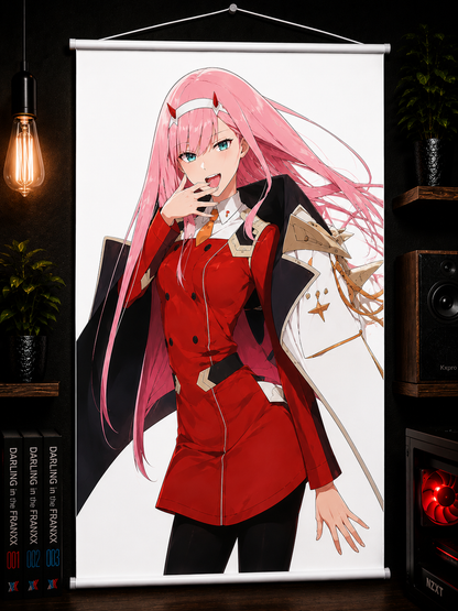 Darling in the Franxx: Zero Two Wall Scroll