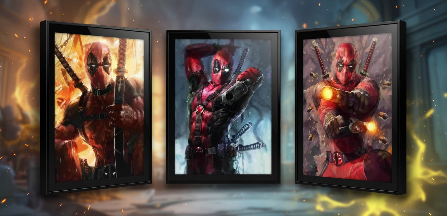 Deadpool 3D Poster