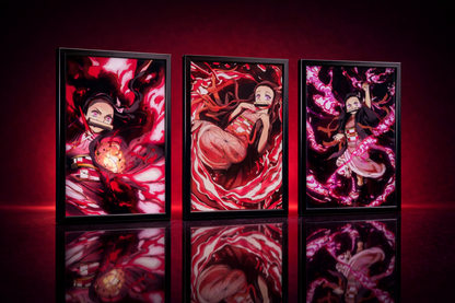 Demon Slayer: Nezuko Demon Art 3D Poster