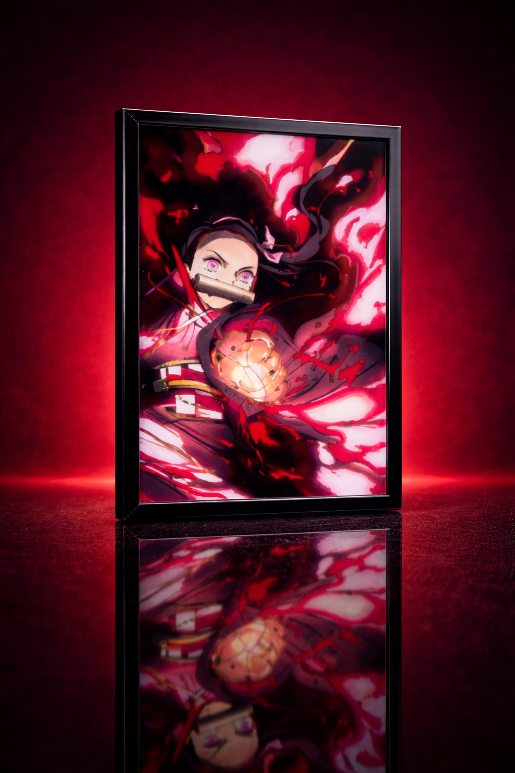 Demon Slayer: Nezuko Demon Art 3D Poster