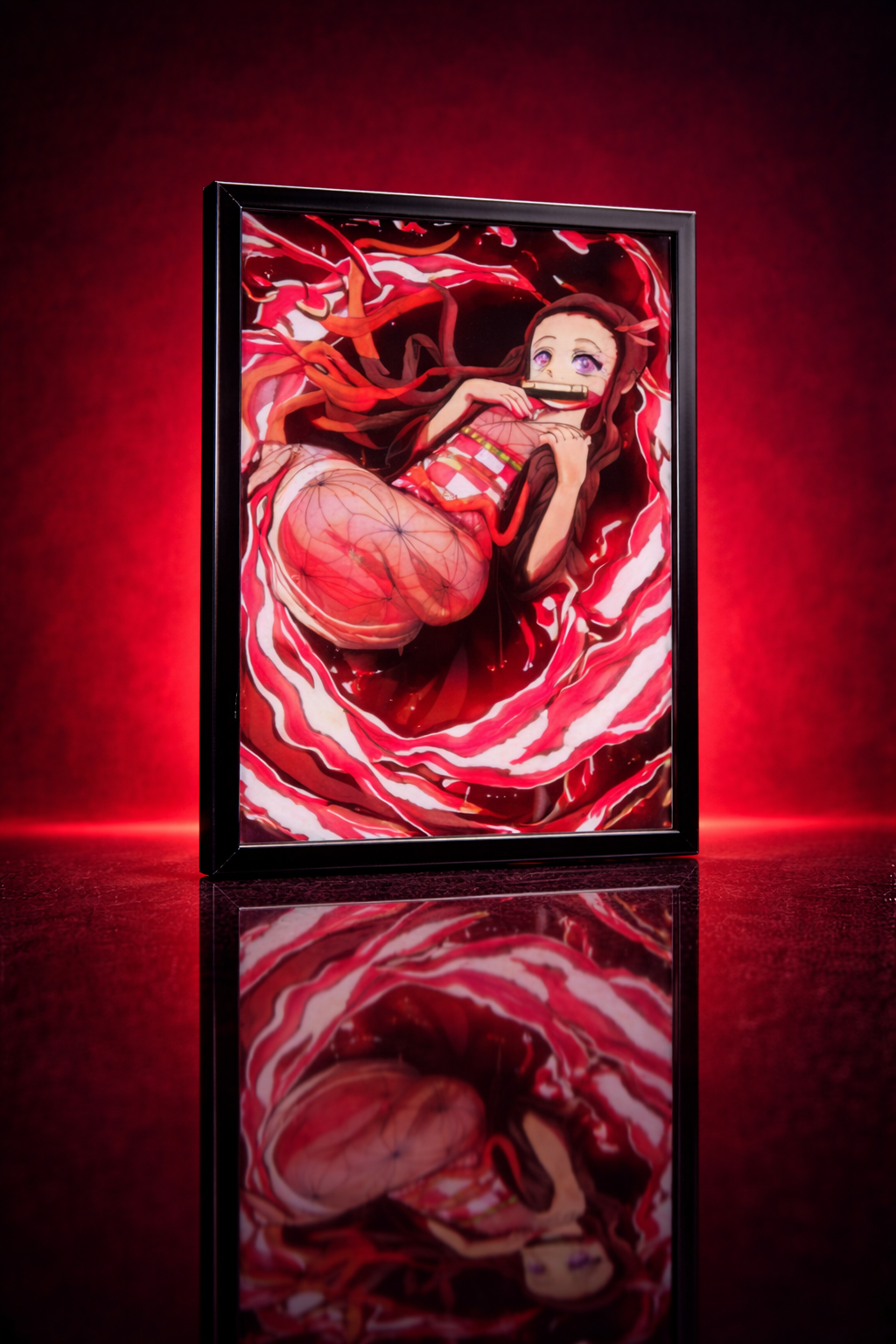 Demon Slayer: Nezuko Demon Art 3D Poster