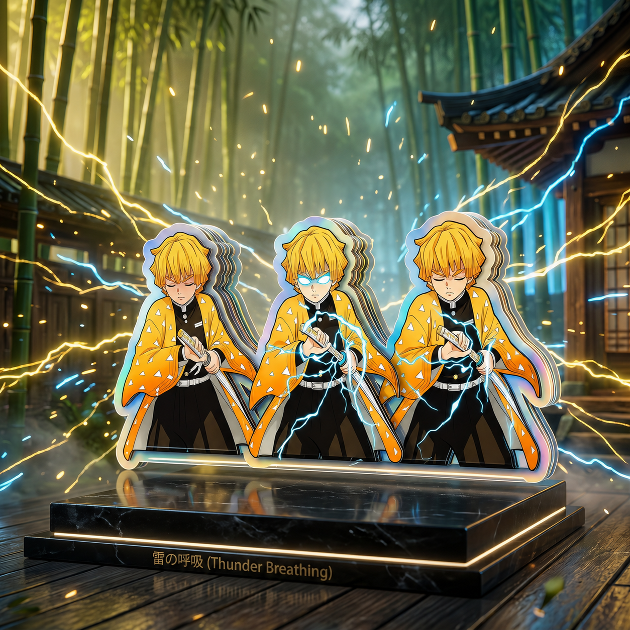 Zenitsu Thunderclap 3D Sticker