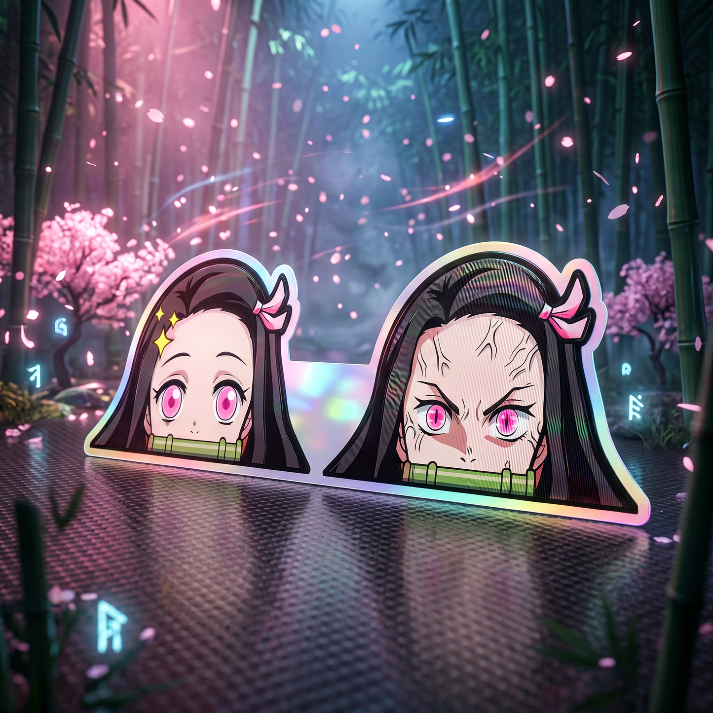 Nezuko 3D Stickers