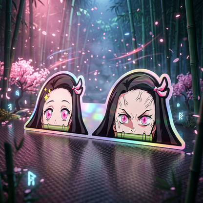 Nezuko 3D Stickers
