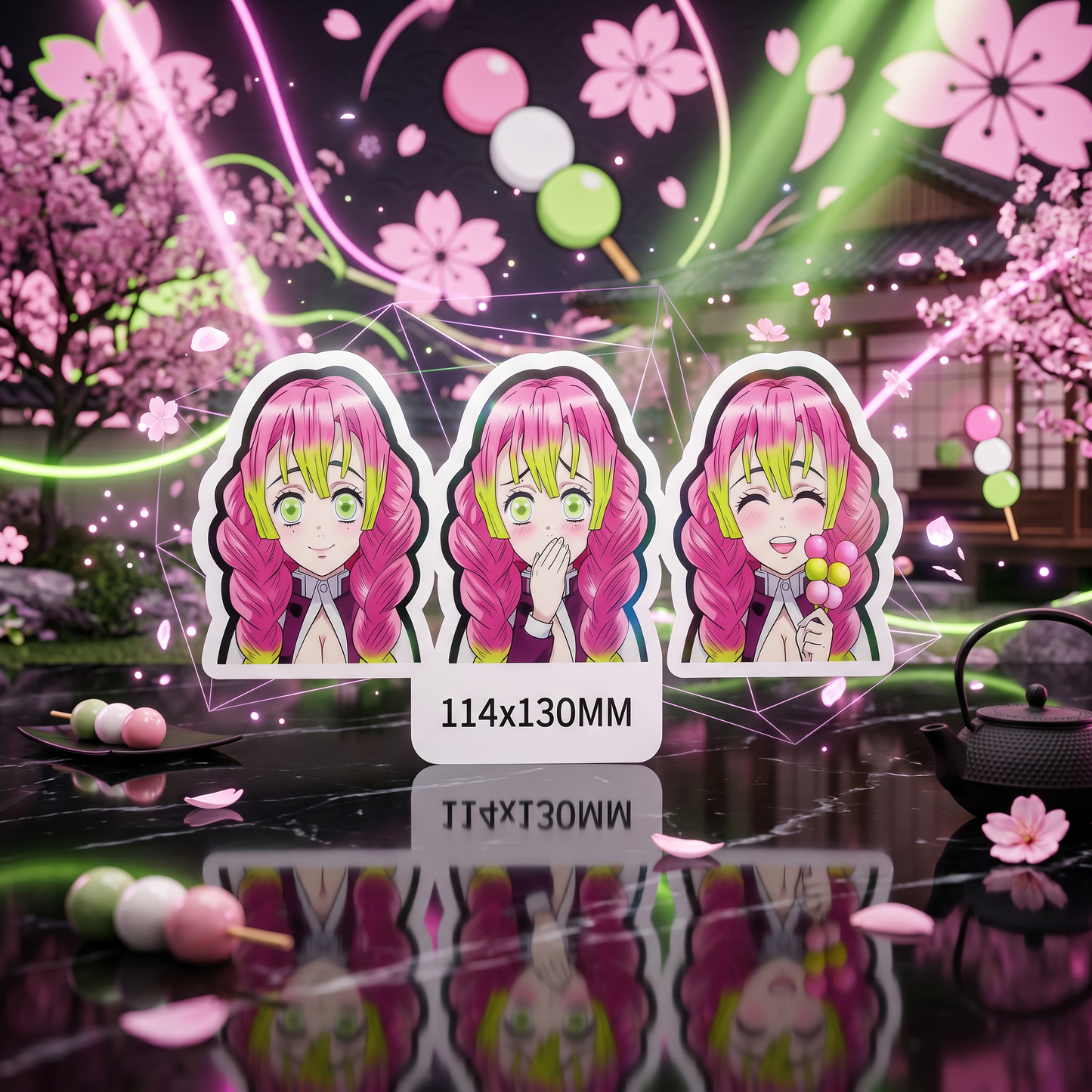 Hashira Elite Guard 3D Stickers