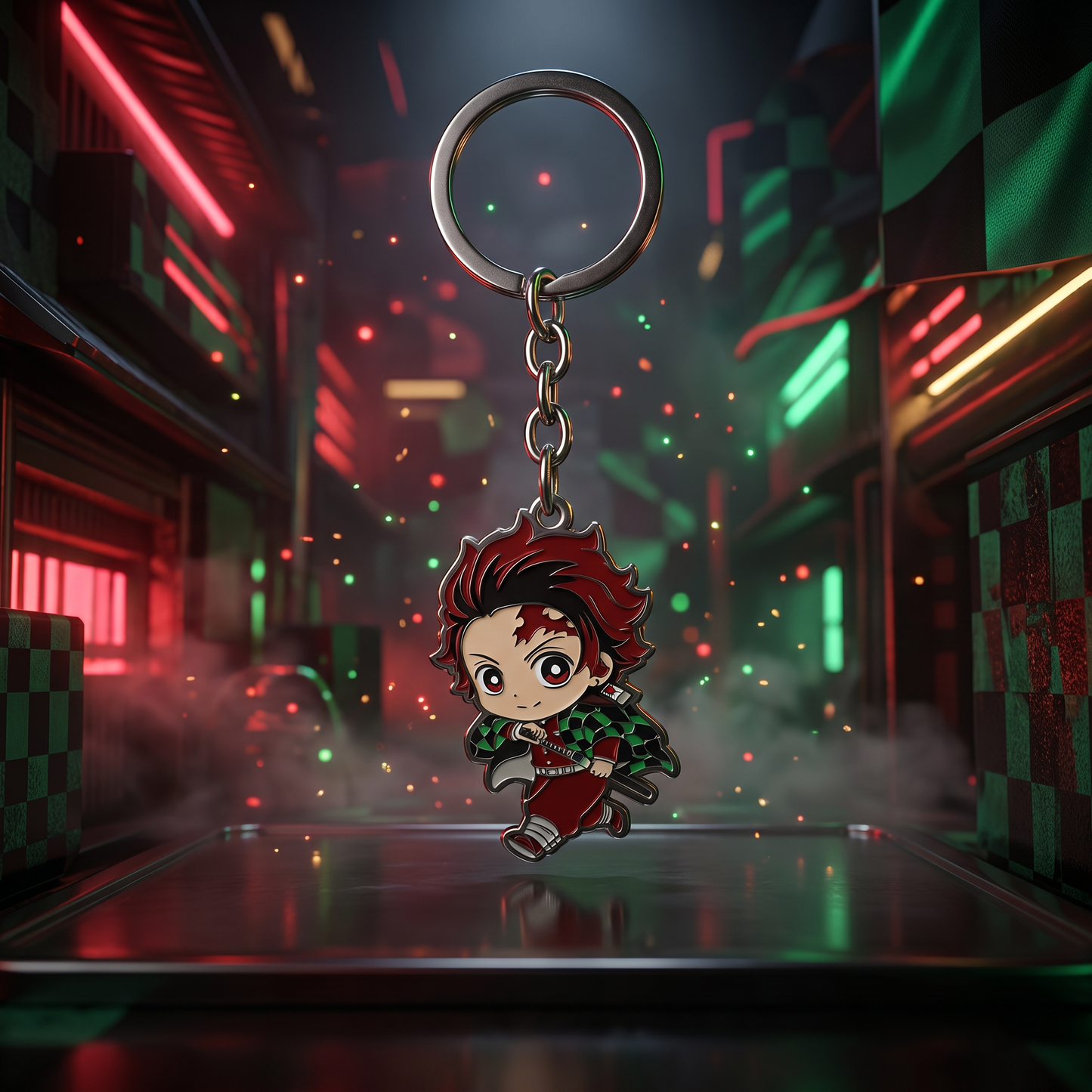 Demon Slayer: Metal Character  Keychains