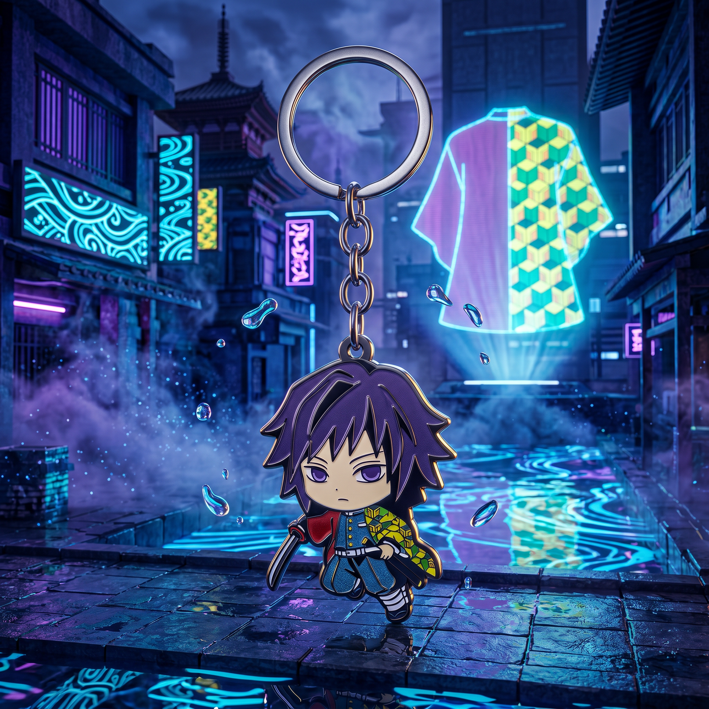 Demon Slayer: Metal Character  Keychains