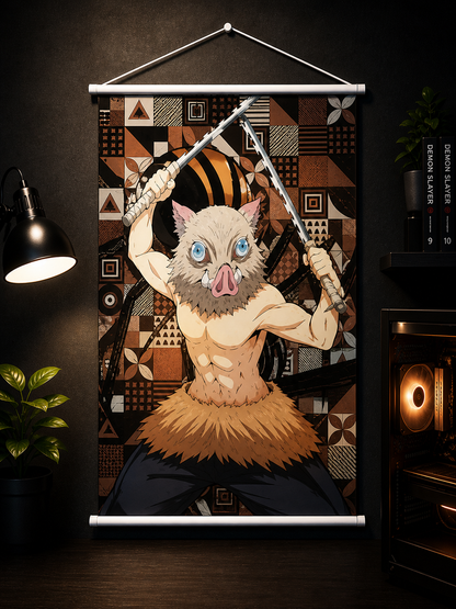 Demon Slayer: Inosuke Hashibira Wall Scroll