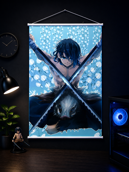 Demon Slayer: Beast Breathing Wall Scroll