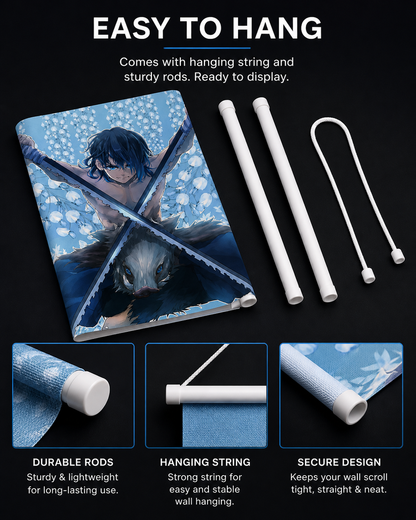 Demon Slayer: Beast Breathing Wall Scroll