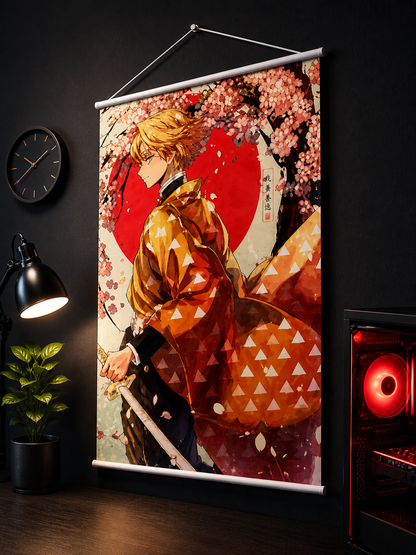 Demon Slayer: Zenitsu Agatsuma Wall Scroll