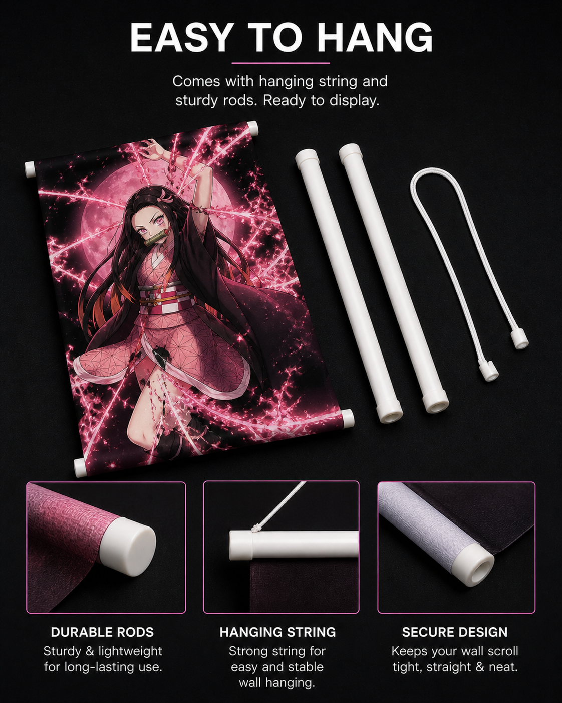Demon Slayer: Nezuko Kamado Wall Scroll