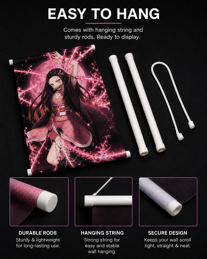 Demon Slayer: Nezuko Kamado Wall Scroll