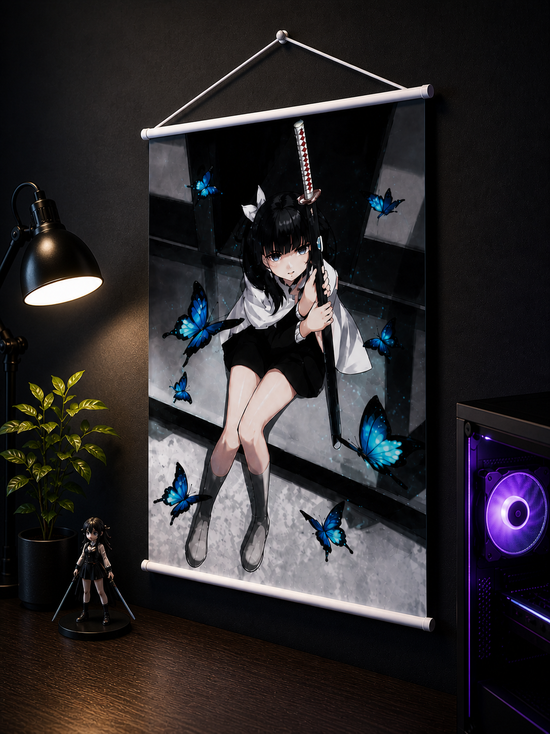 Demon Slayer: Kanao Tsuyuri Wall Scroll