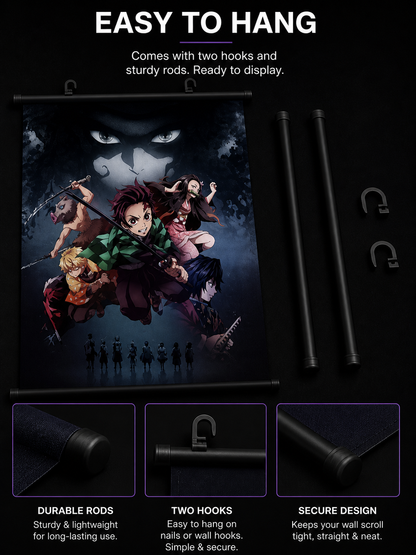 Demon Slayer: Shadow of Muzan Wall Scroll