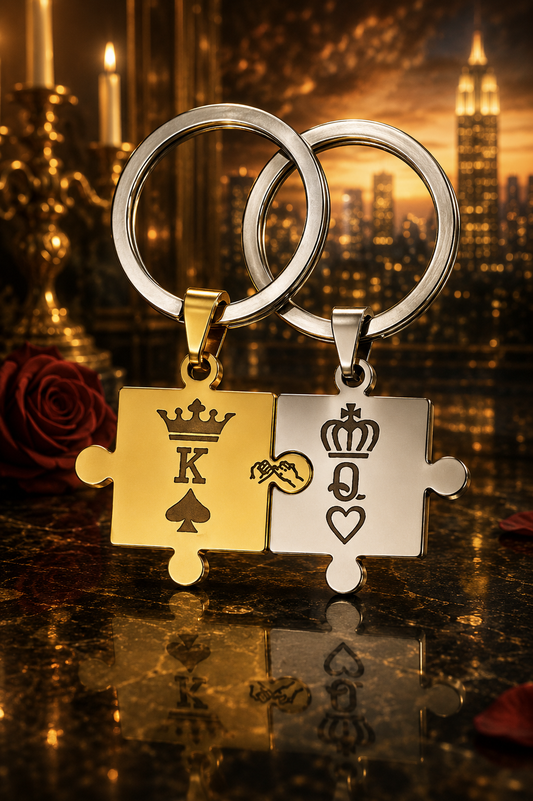 Monarch Bond: Interlocking Puzzle Keychain Set