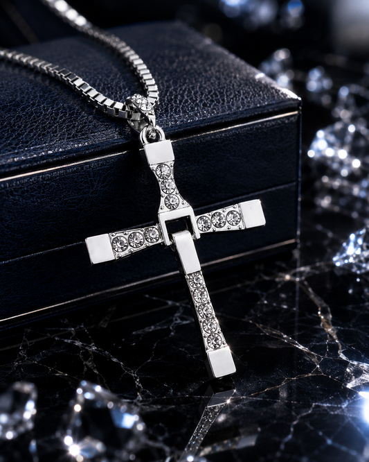 Quarter-Mile Crucifix Necklace