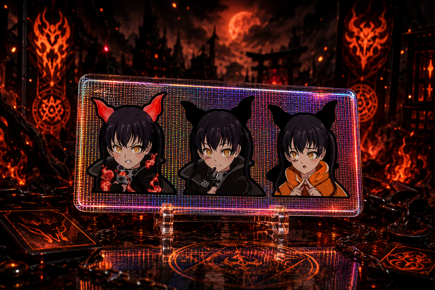 Fireforce: Tamaki Kotatsu 3D Stickers