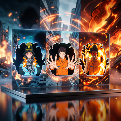 Fire Force: Shinra 3D Stickers