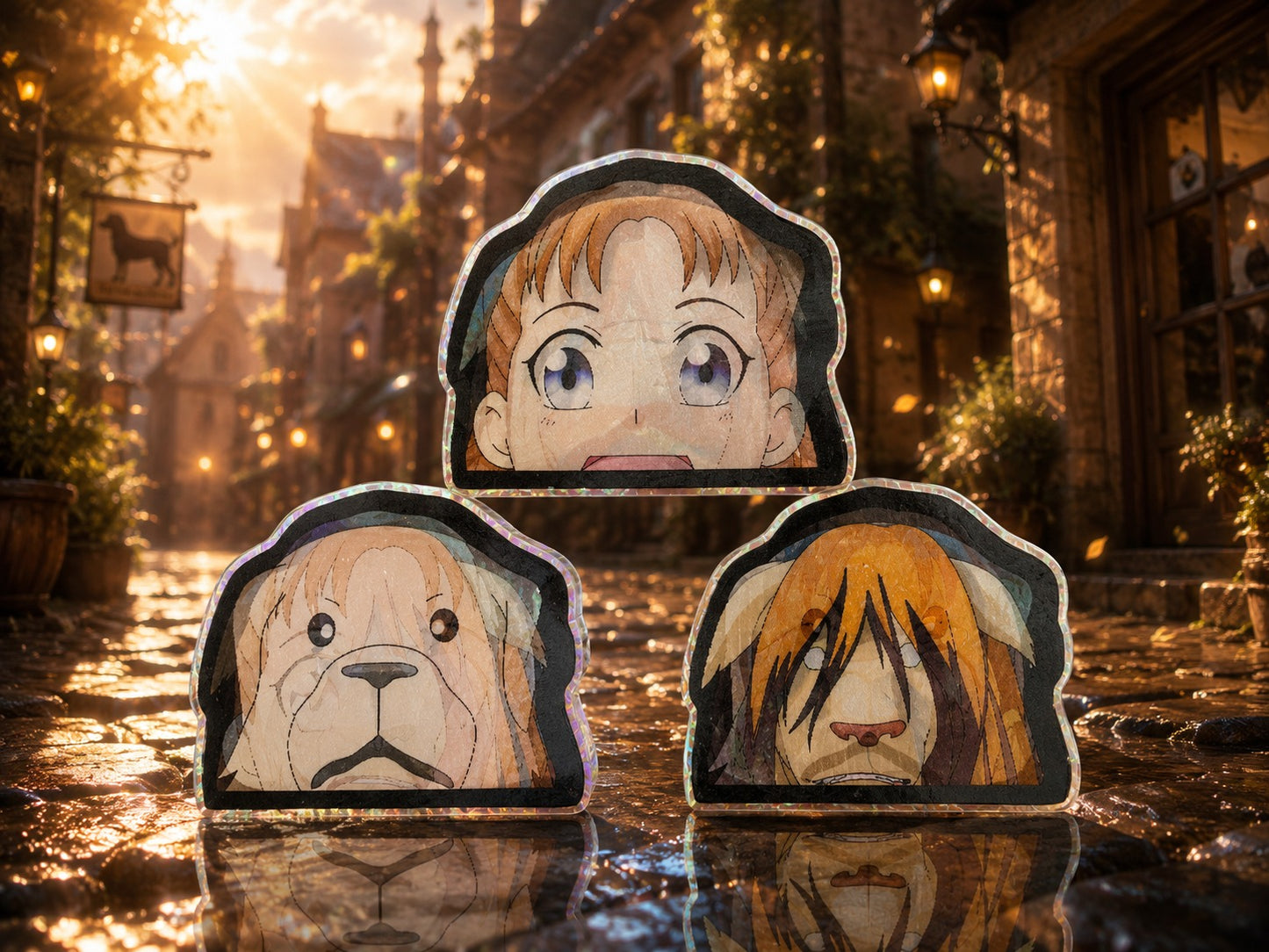 Fullmetal Alchemist: Dog Girl 3D Sticker
