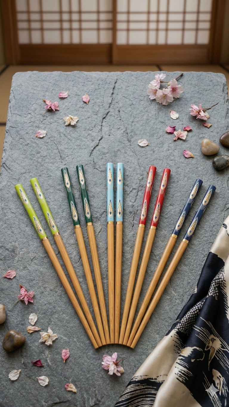 Ornate Bamboo Chopsticks