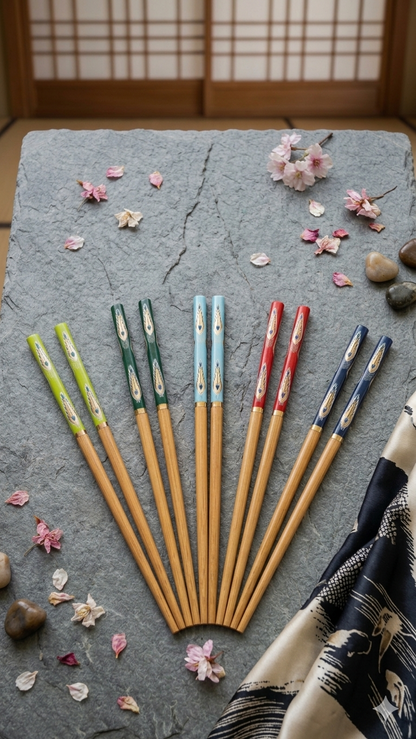 Ornate Bamboo Chopsticks