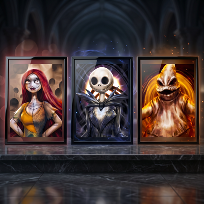 Halloween Trio 3D Poster