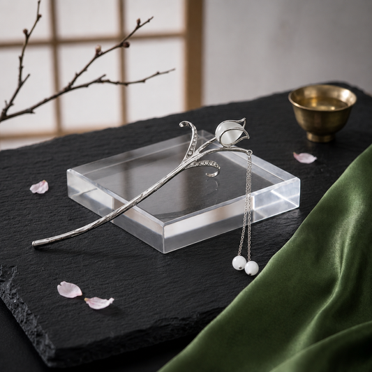 Moonlit Rose Hairpin