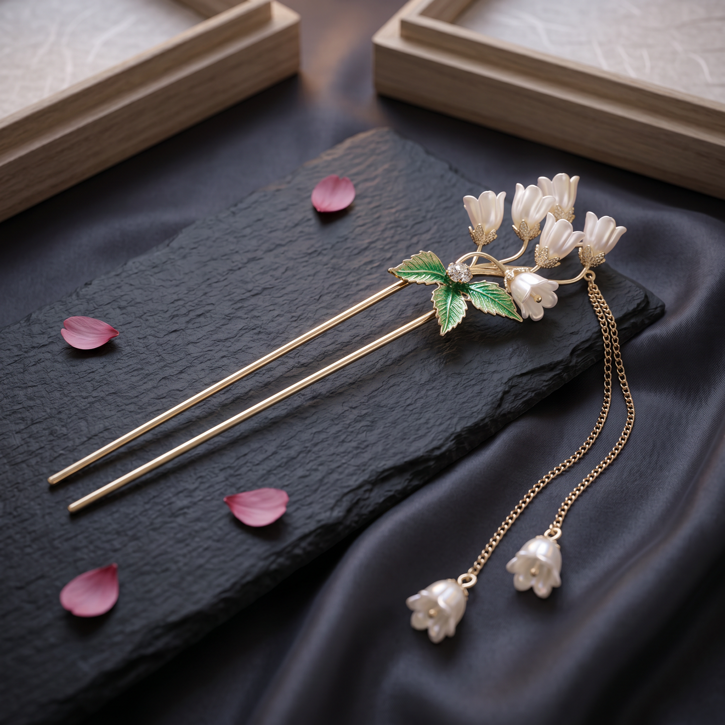 Lily of the Valley Hairpin