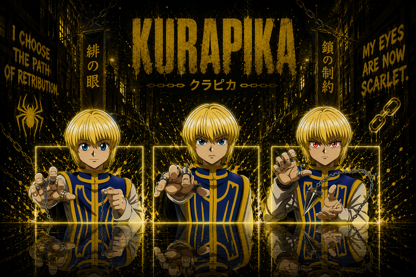 Hunter x Hunter: Kurapika 3D Sticker