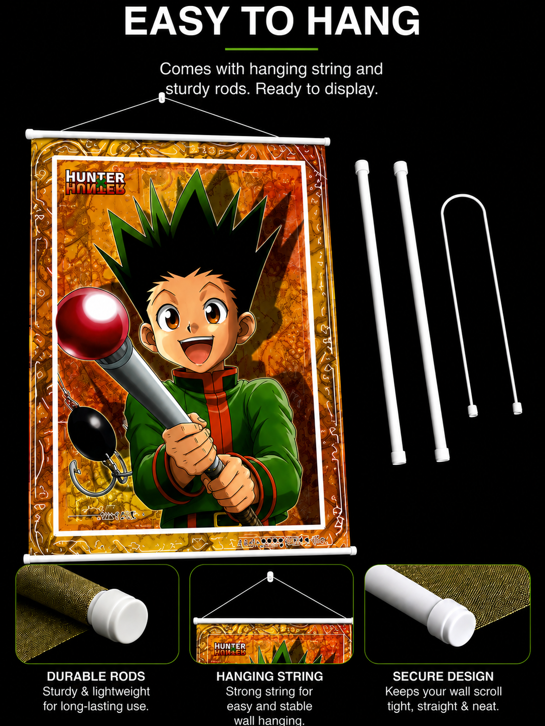 Hunter x Hunter: Rookie Hunter Wall Scroll
