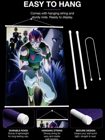 Hunrer X Hunter: Hisoka Morow Wall Scroll