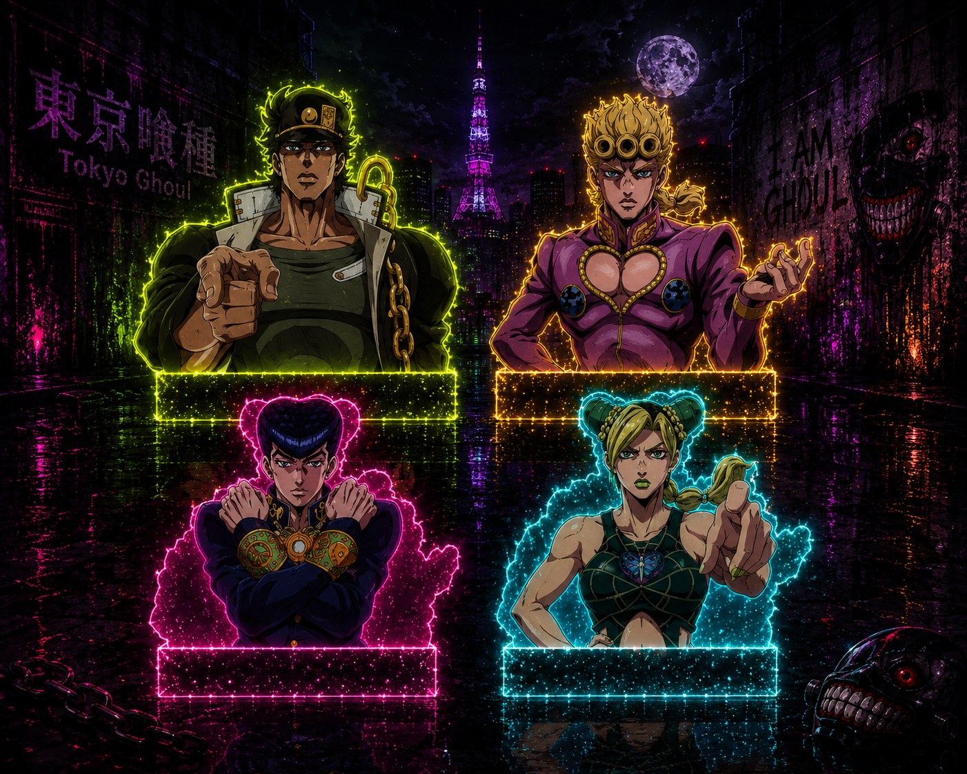 Jojo 3D Stickers