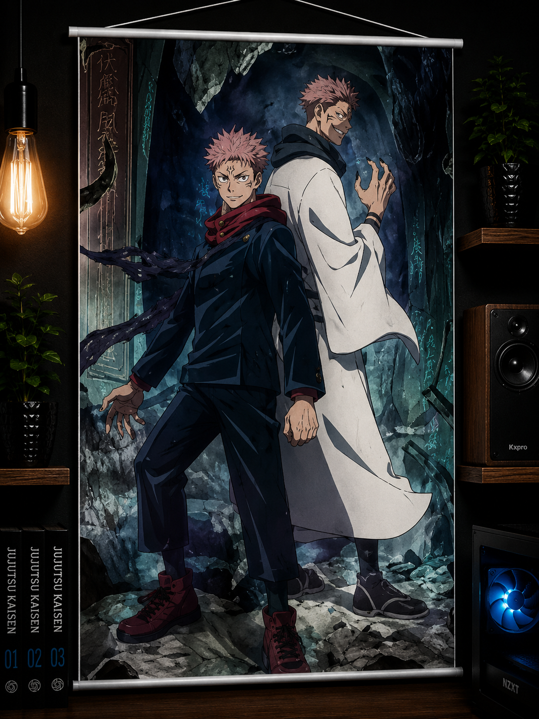 Jujutsu Kaisen: Yuji x Sukuna Wall Scroll