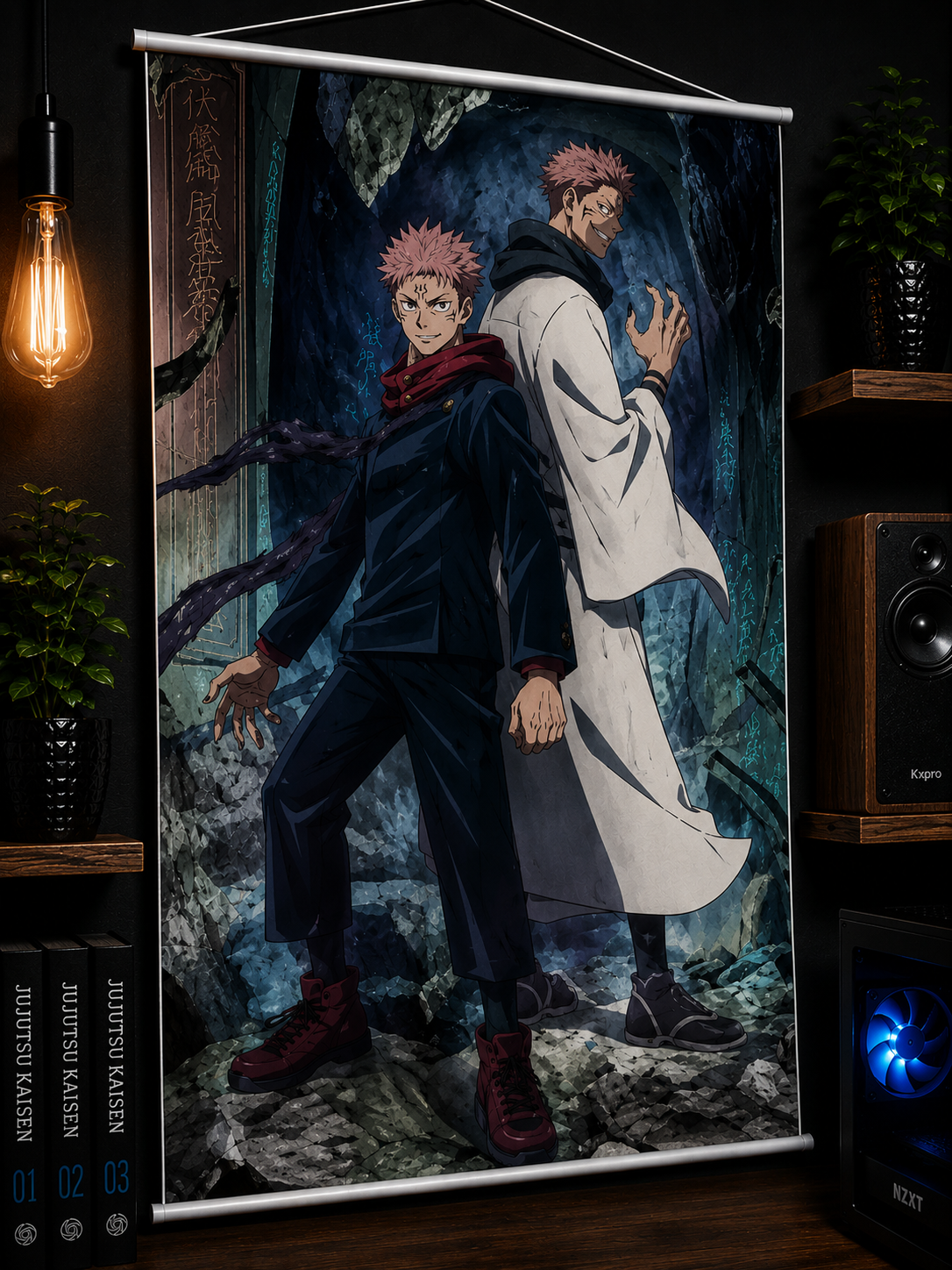 Jujutsu Kaisen: Yuji x Sukuna Wall Scroll