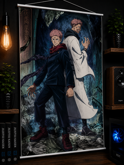 Jujutsu Kaisen: Yuji x Sukuna Wall Scroll