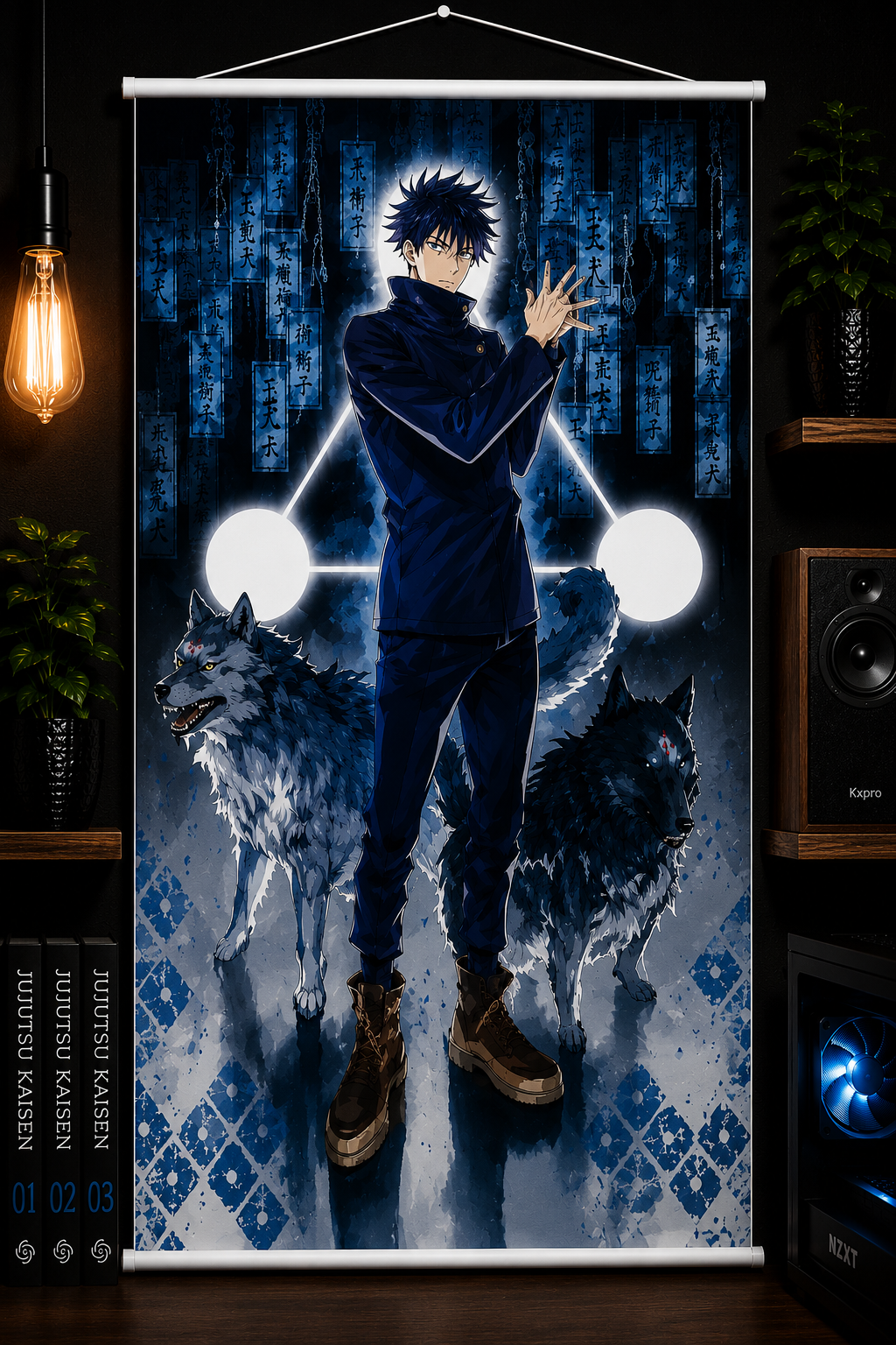 Jujutsu Kaisen: Megumi Fushiguro Wall Scroll