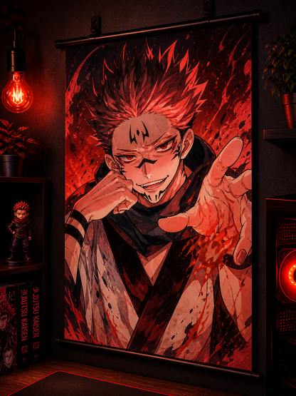 Jujutsu Kaisen: Ryomen Sukuna Wall Scroll