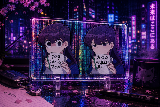 Komi Can't Communicate: Silent Roast 3D Sticker