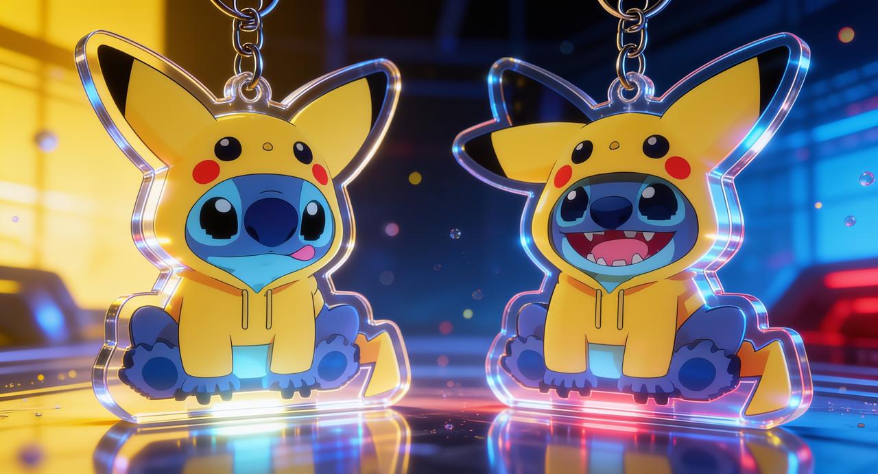 Stitch 3D Keychains