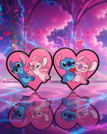 Stitch 3D Stickers