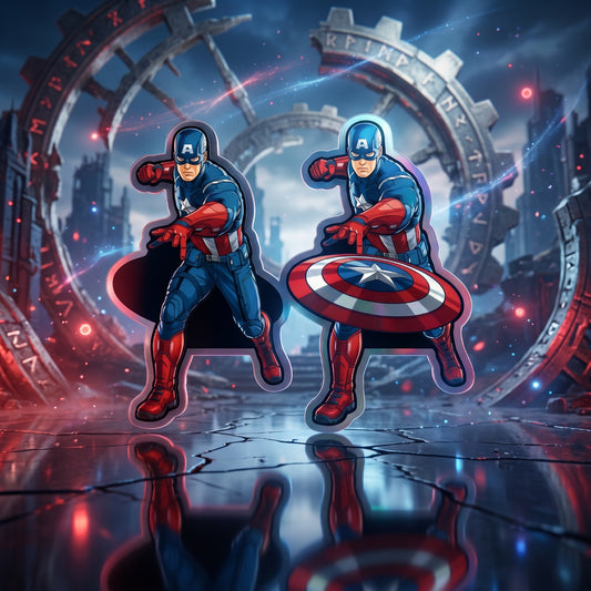Marvel: Captain America 3D Sticker
