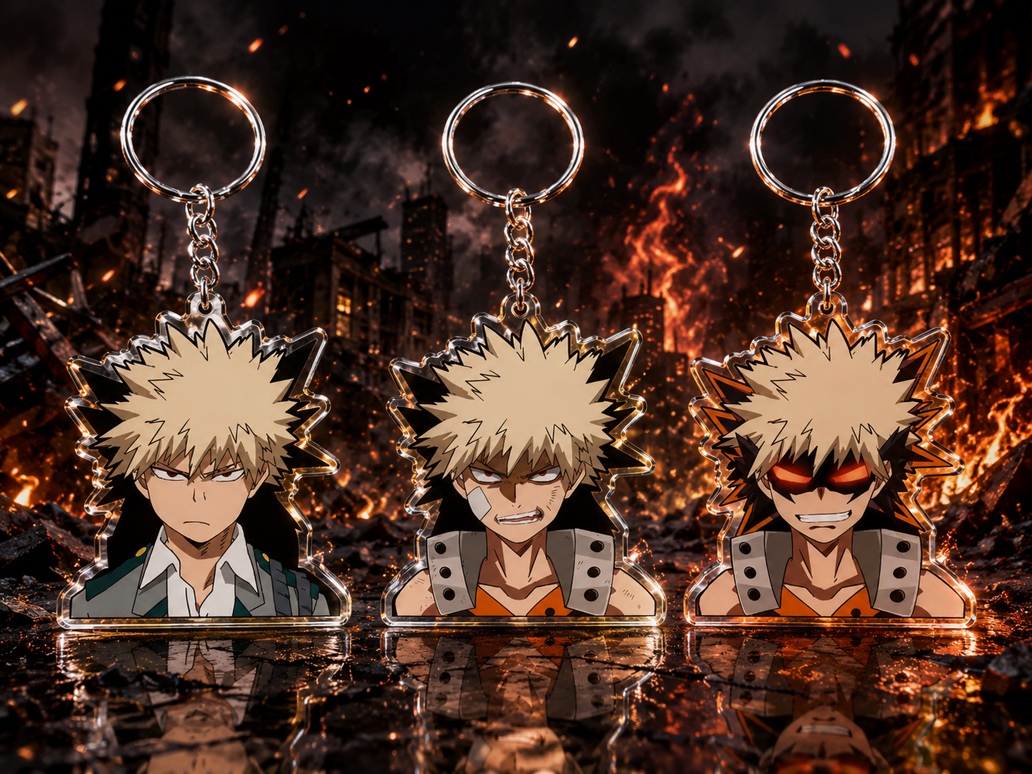 My Hero Academia: Character 3D Keychains