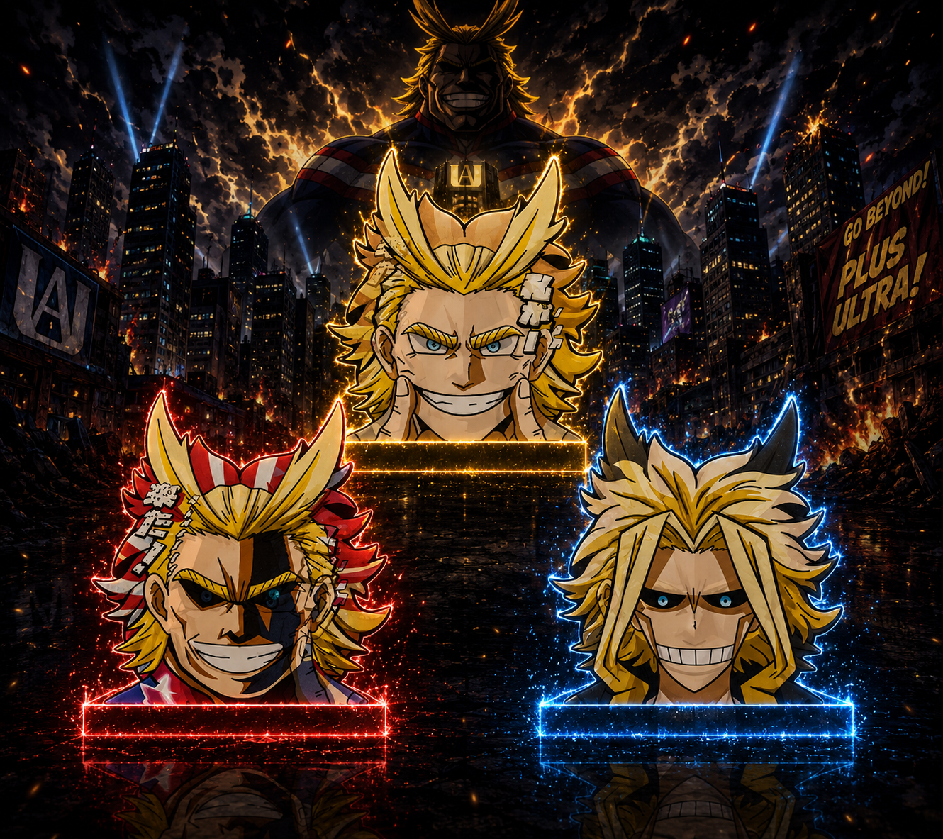 My Academia Hero: Symbol of Peace 3D Sticker