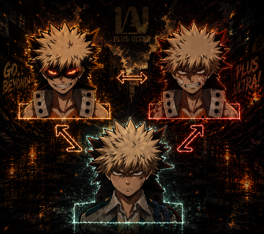 My Academia Hero: Bakugo 3D Sticker
