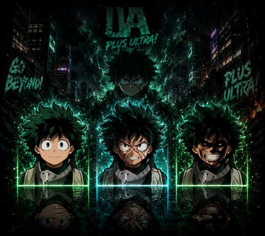 My Academia Hero: Deku 3D Sticker