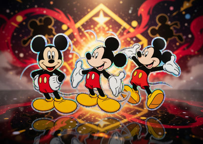 Mikey Mouse 3D Sticker